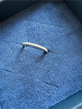 Pavé Diamond hoop. White gold. Maria tash